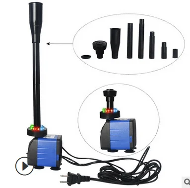 Water Pump With 12 Lights 3-In-1 Landscaping Water Pump with 3 Nozzles For Fish Tank Aquarium water water water
Water Pump With 12 Lights 3-In-1 Landscaping Water Pump with 3 Nozzles For Fish Tank Aquarium water water water