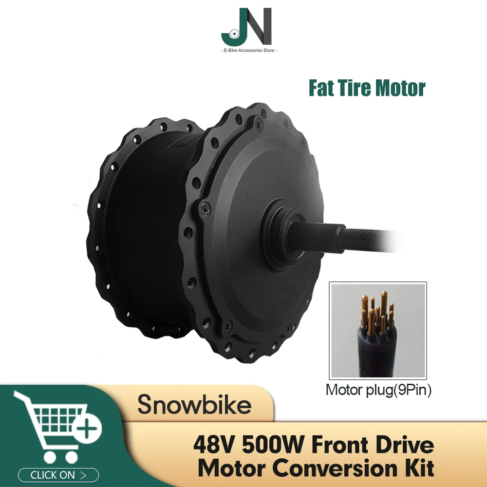 Snowbike Brushless Gear 48V 500W Motor with 9 Pin Waterproof Connector Use for Fork Size 135-190mm Of Electric Bicycle Frame
Snowbike Brushless Gear 48V 500W Motor with 9 Pin Waterproof Connector Use for Fork Size 135-190mm Of Electric Bicycle Frame