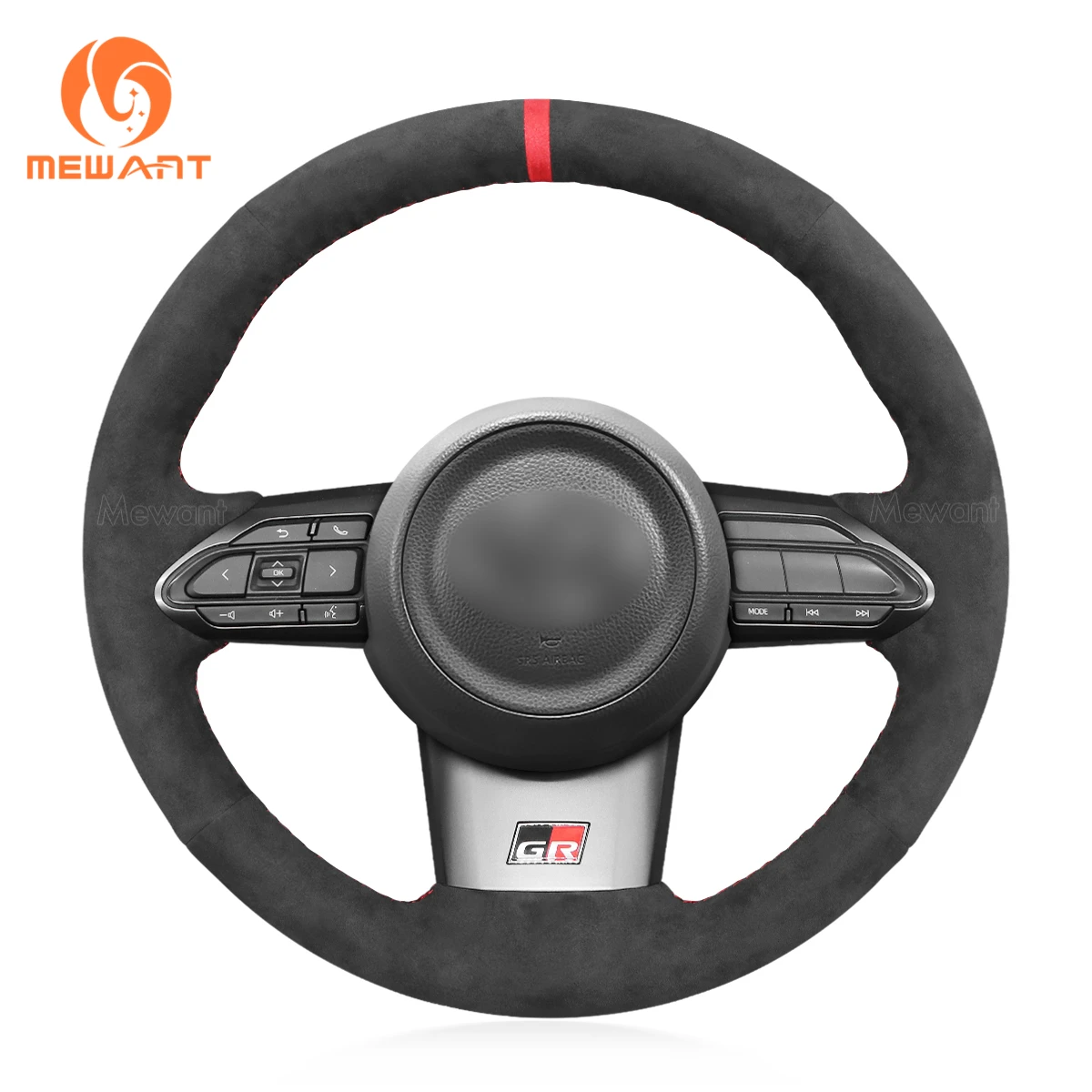 Mewant Black Alcantara Car Steering Wheel Cover Wraps for Toyota Yaris GR RZ 2020 2021 2022 Corolla 2023 Interior Accesorios 
Mewant Black Alcantara Car Steering Wheel Cover Wraps for Toyota Yaris GR RZ 2020 2021 2022 Corolla 2023 Interior Accesorios