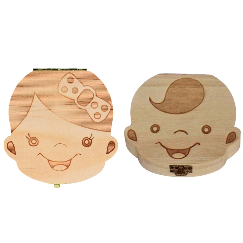 English Text Baby Tooth Storage Box Wooden Milk Teeth Memory Organizer Holder G99C
English Text Baby Tooth Storage Box Wooden Milk Teeth Memory Organizer Holder G99C