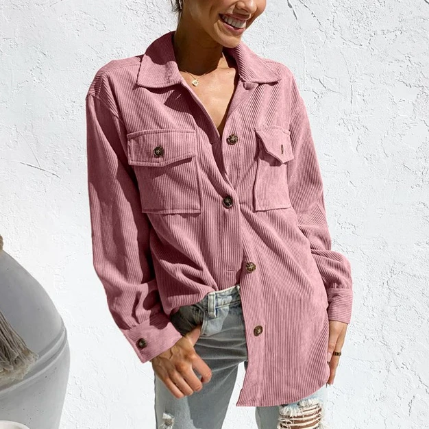 Korean Style Y2k Corduroy Shirt Solid Color Women Fall 2022 Fashion Vintage Oversize Cardigan Long Sleeve Blouses Ladies Clothes
Korean Style Y2k Corduroy Shirt Solid Color Women Fall 2022 Fashion Vintage Oversize Cardigan Long Sleeve Blouses Ladies Clothes