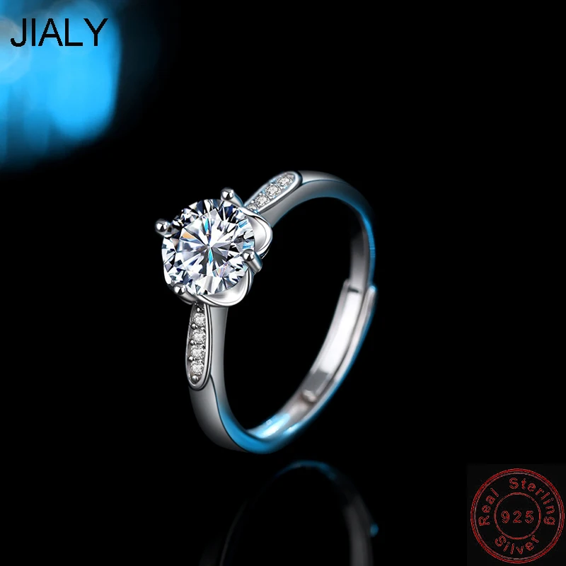 Fine European S925 Sterling Silver Finger Ring AAA CZ Petal For Women Birthday Party Gift Jewelry
Fine European S925 Sterling Silver Finger Ring AAA CZ Petal For Women Birthday Party Gift Jewelry