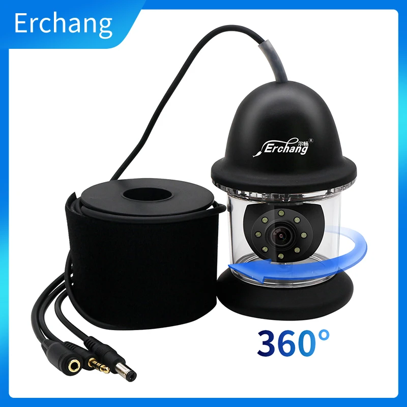Erchang F360C Underwater Fishing Camera 360° Horizontal Rotation Fishing Finder 15m Cable 1000TVL Remote Control Led Light
Erchang F360C Underwater Fishing Camera 360° Horizontal Rotation Fishing Finder 15m Cable 1000TVL Remote Control Led Light