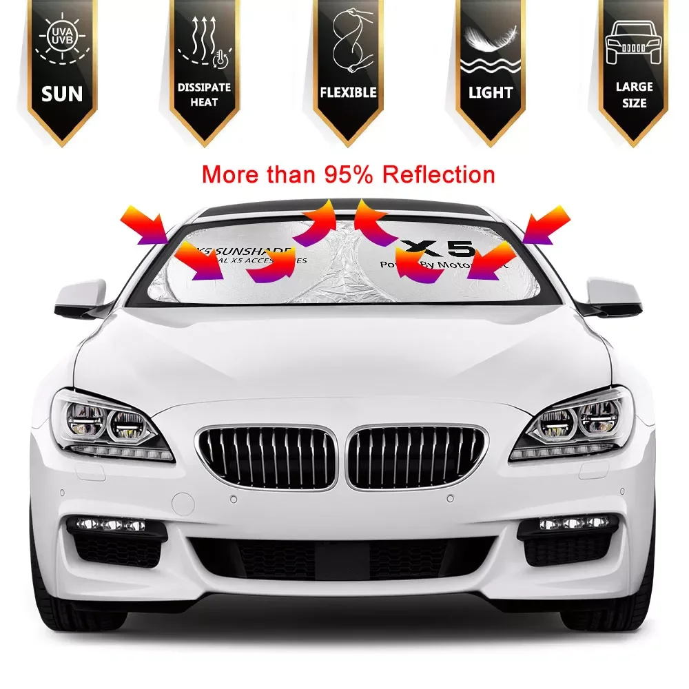Windshield Sun Shade Anti UV Reflector Cover For X1 F48 X2 F39 X3 F25 X4 F26 X5 E70 F15 G05 X6 E71 X7 G07 Accessories
Windshield Sun Shade Anti UV Reflector Cover For X1 F48 X2 F39 X3 F25 X4 F26 X5 E70 F15 G05 X6 E71 X7 G07 Accessories