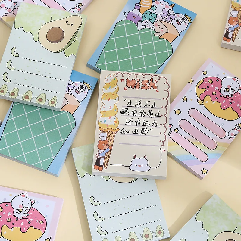 Korean Stationery School Supplies Kawaii Sticky Note Paper Cartoon Cute Student Note Note Book Creative N Times Sticker Cartoon 
Korean Stationery School Supplies Kawaii Sticky Note Paper Cartoon Cute Student Note Note Book Creative N Times Sticker Cartoon