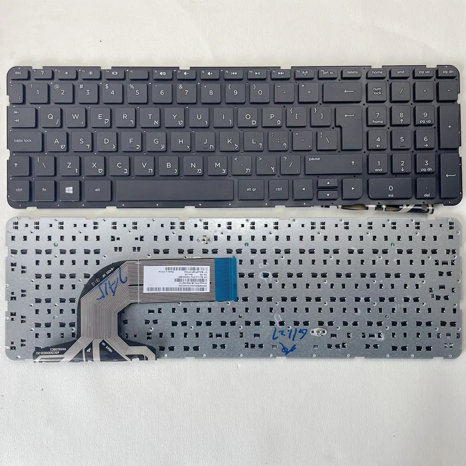 Hebrew Without Frame Keyboard For HP pavilion 250 G2 G3 255 15-N 15-E TPN-Q130 TPN-Q132 15-F 15-R 15-S 15-G 15-D Series HB
Hebrew Without Frame Keyboard For HP pavilion 250 G2 G3 255 15-N 15-E TPN-Q130 TPN-Q132 15-F 15-R 15-S 15-G 15-D Series HB