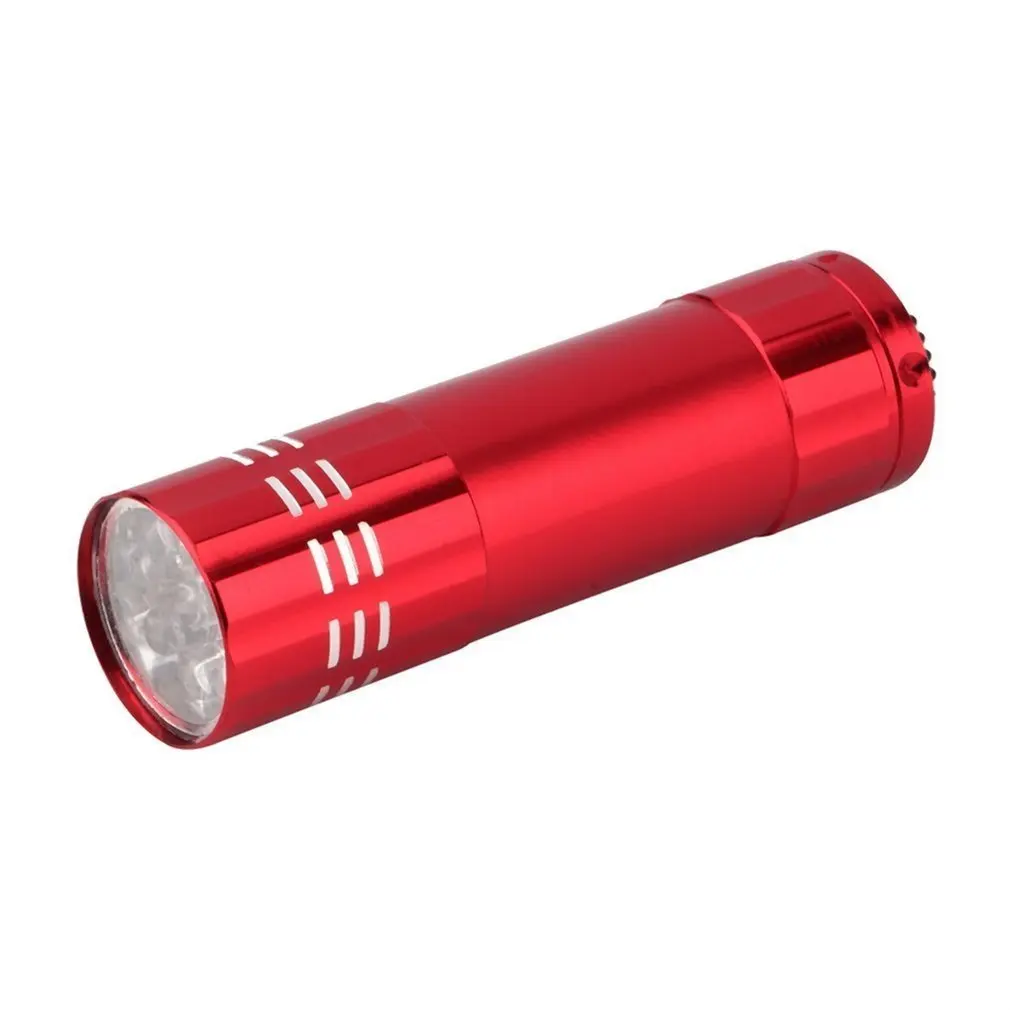 Ultraviolet 9 LED Flashlight Black Purple light Torch Light Lamp Black AAA Mini Protable Aluminum UV New Year's product Unique
Ultraviolet 9 LED Flashlight Black Purple light Torch Light Lamp Black AAA Mini Protable Aluminum UV New Year's product Unique