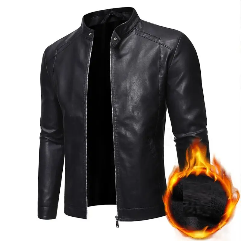 2022 Men Faux Leather Jacket Motorcycle Men's Jackets Black Jaqueta De Couro Masculina Outwear Male Pu Leather Jacket Mens Coats
2022 Men Faux Leather Jacket Motorcycle Men's Jackets Black Jaqueta De Couro Masculina Outwear Male Pu Leather Jacket Mens Coats