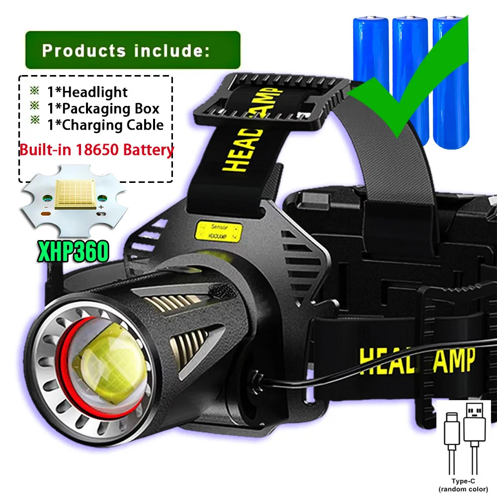 Налобный Фонарь XHP36 На 36 Светодиодов, Сверхъяркий, Мощный, Перезаряжаемый Через USB, Регулируемый, Для Кемпинга, Рыбалки, ...
Налобный Фонарь XHP36 На 36 Светодиодов, Сверхъяркий, Мощный, Перезаряжаемый Через USB, Регулируемый, Для Кемпинга, Рыбалки, ...