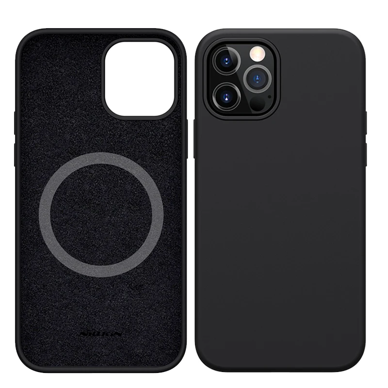 Magnetic Silicone Case for iPhone 12 mini/12Pro Max Slim Full Leather Supports Wireless Charging Scratch-Resistant
Magnetic Silicone Case for iPhone 12 mini/12Pro Max Slim Full Leather Supports Wireless Charging Scratch-Resistant