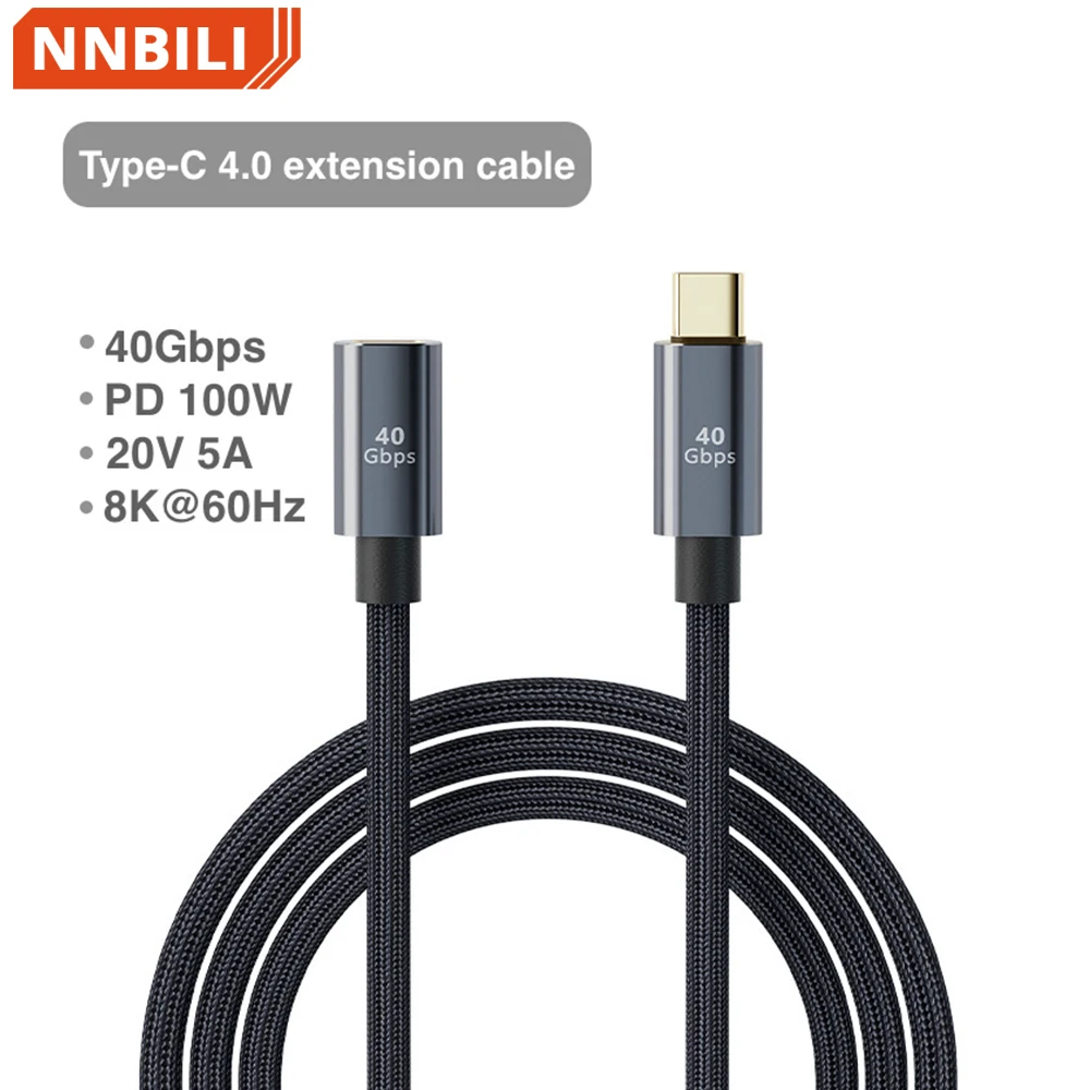 2023 Latest USB 4.0 to Type-C USB-C Charging Cable Fast Charger 100W Data Transmission 40Gbps Audio Trans 8K For Vivo MI Laptop
2023 Latest USB 4.0 to Type-C USB-C Charging Cable Fast Charger 100W Data Transmission 40Gbps Audio Trans 8K For Vivo MI Laptop
