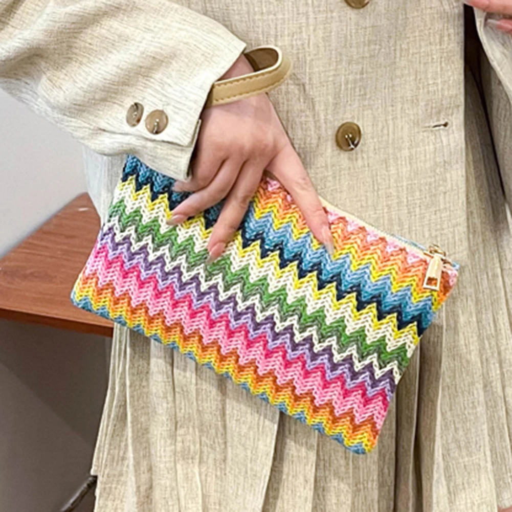2023 Fashion Vintage Women's Wallet Straw Woven Bag Casual Colourful Hand-woven Portable Elegant for Weekend Vacation
2023 Fashion Vintage Women's Wallet Straw Woven Bag Casual Colourful Hand-woven Portable Elegant for Weekend Vacation