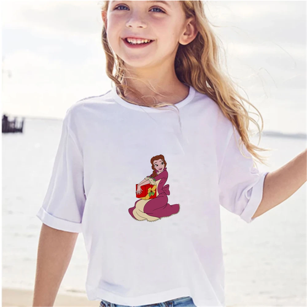 Disney T-shirts Baby Girl Tshirt Summer O-Neck Beauty And The Beast Clothing Cotton Streetwear Cartoon Short Sleeve Cozy
Disney T-shirts Baby Girl Tshirt Summer O-Neck Beauty And The Beast Clothing Cotton Streetwear Cartoon Short Sleeve Cozy
