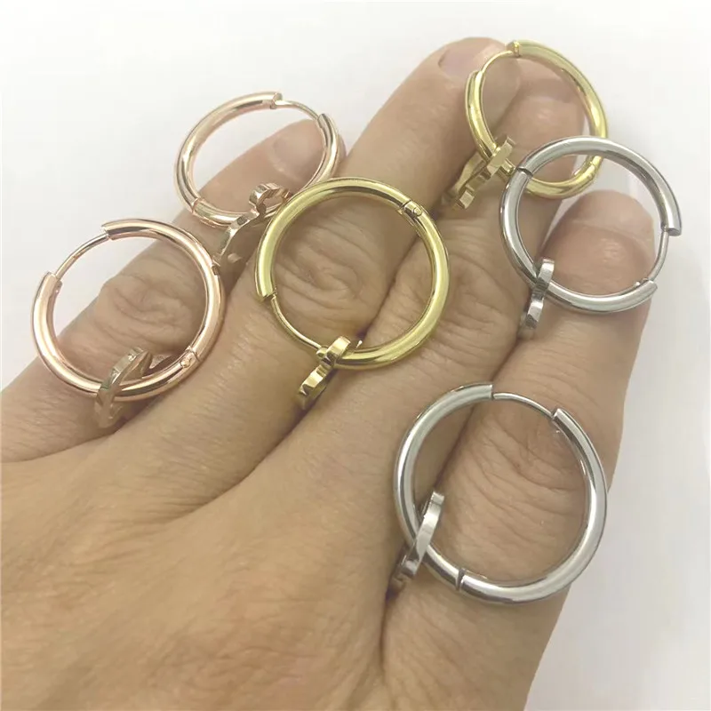 

Cute Stainless Steel Bear Dangle Earrings for Women Hot Sell Bear Hoop Earrings 2023 Spain Fashion Sweet Girl Jewelry