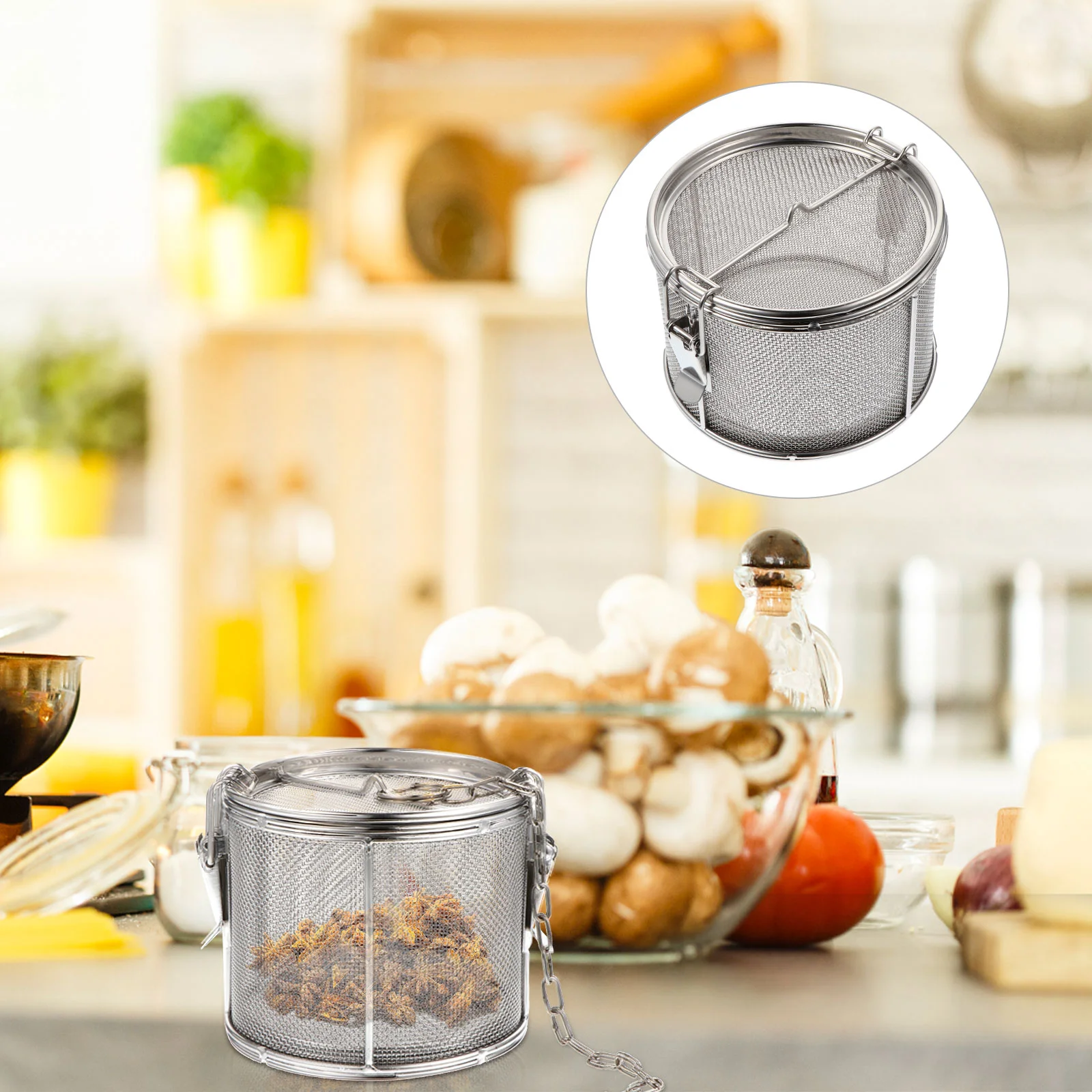 Leaf Strainers Diffuser Home Tea Strainer Filter Turkey Seasoning Marinade Box Seasoning Strainer
Leaf Strainers Diffuser Home Tea Strainer Filter Turkey Seasoning Marinade Box Seasoning Strainer