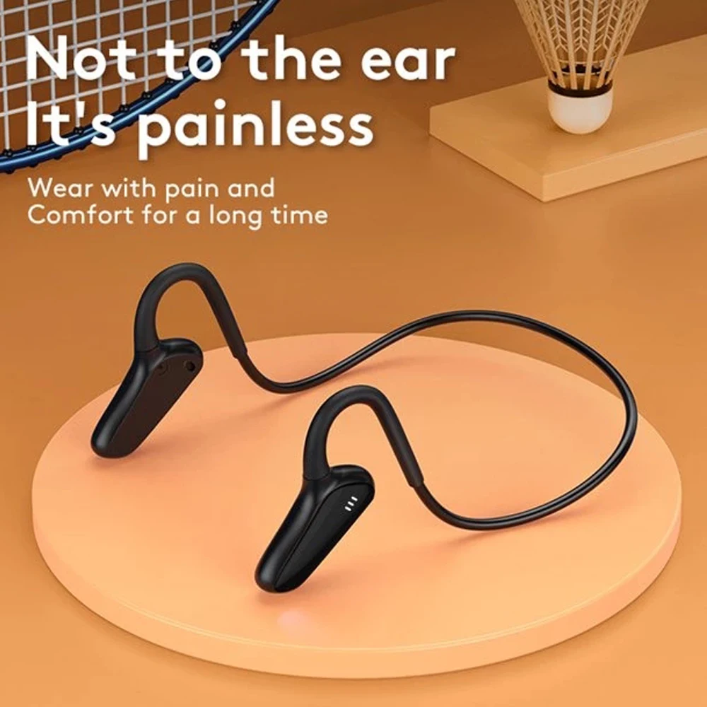 

Comfortable M-D8 Bone Conduction Headphones Open Ear 5.2 Wireless Stereo Earphones IPX5 Waterproof Headset for Sport Fitness Gym