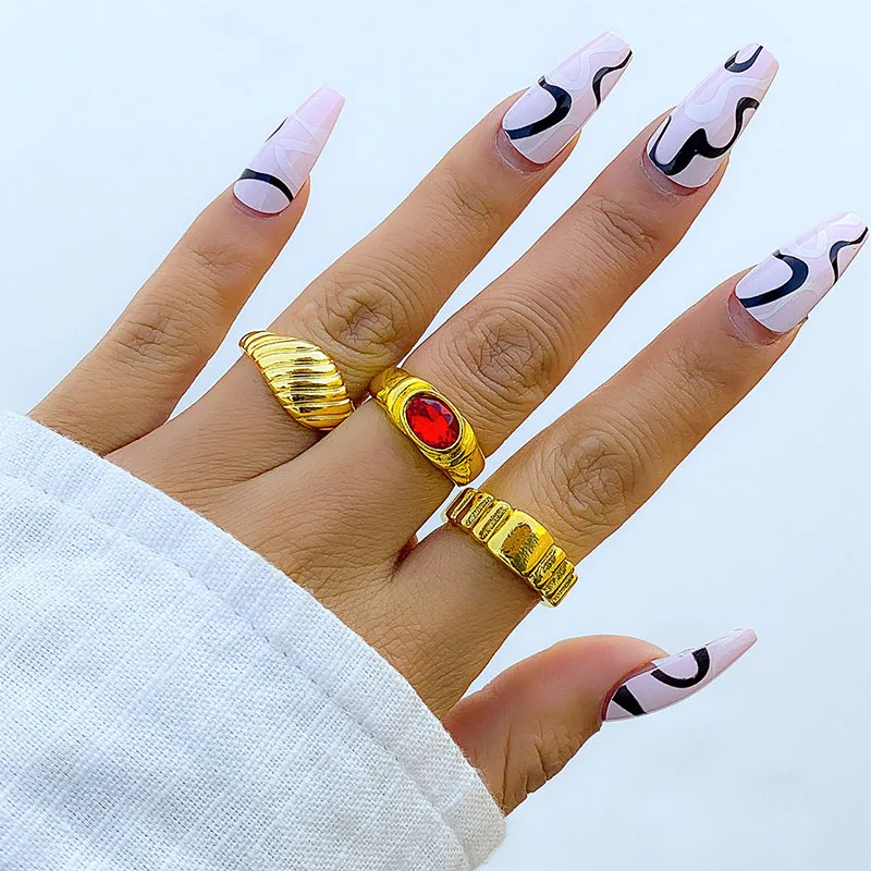 Fashion Ruby Gem Jewelry Geometric Rings Set for Women Vintage Finger Knuckle Joint Rings Sets Jewelry Bague Anel Anillos Gift
Fashion Ruby Gem Jewelry Geometric Rings Set for Women Vintage Finger Knuckle Joint Rings Sets Jewelry Bague Anel Anillos Gift