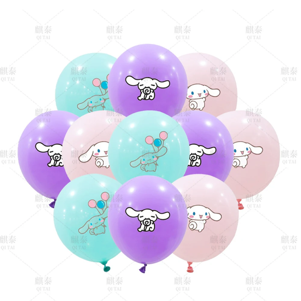 16 шт./лот латексные шары на тему Cinnamoroll украшения для вечеринки в честь Дня