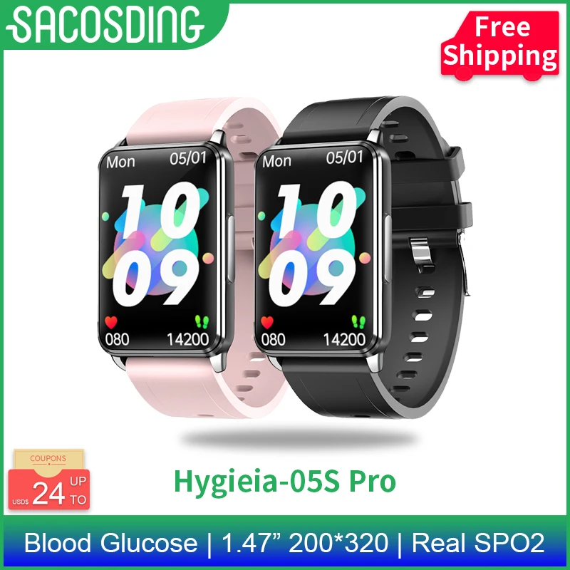 SACOSDING Hygieia-05S Pro ECG+PPG Painless Non-invasive Blood Sugar Smart Watch Men Health Blood Pressure Sport Smartwatch Women
SACOSDING Hygieia-05S Pro ECG+PPG Painless Non-invasive Blood Sugar Smart Watch Men Health Blood Pressure Sport Smartwatch Women