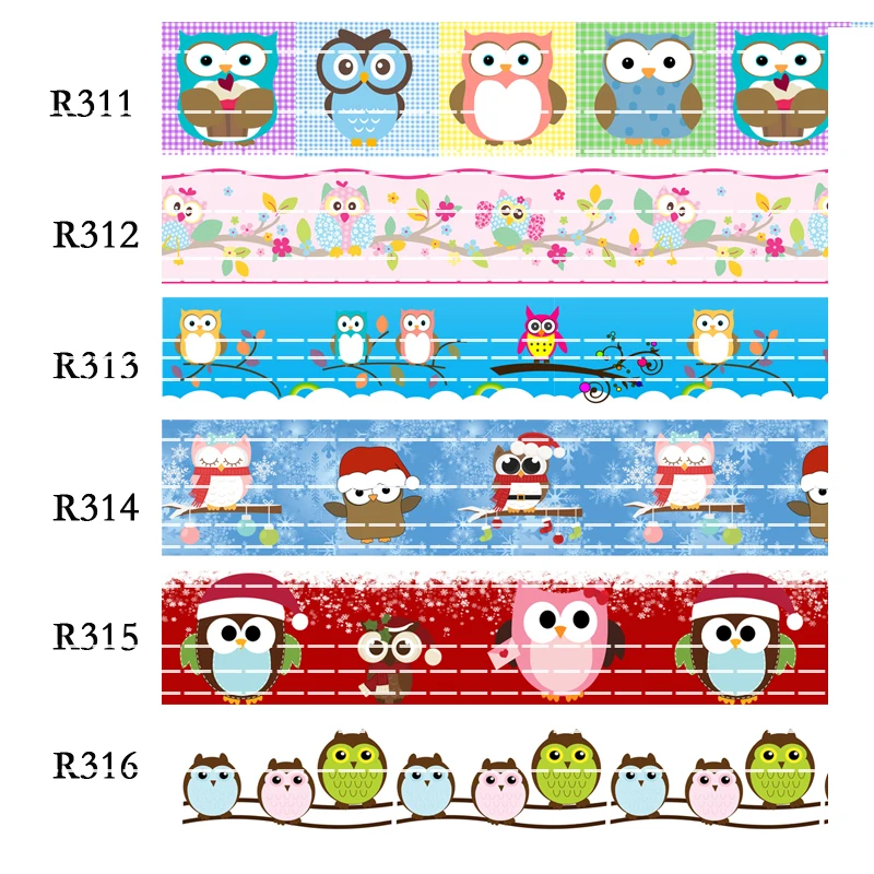 50 ярдов, мультяшный персонаж, 7/8 дюймов, 1 дюйм, 1,5 дюйма, 2 дюйма, 3 дюйма, корсажная лента с принтом «Сова», R316
50 ярдов, мультяшный персонаж, 7/8 дюймов, 1 дюйм, 1,5 дюйма, 2 дюйма, 3 дюйма, корсажная лента с принтом «Сова», R316