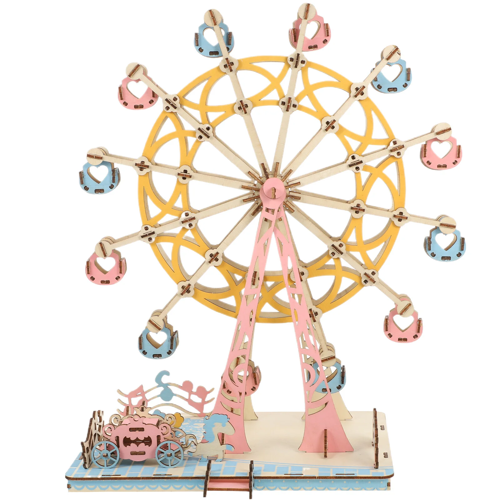 

Ferris Wheel 3d Puzzle Adult Puzzles Ferries Wooden Jigsaw Kids Model 3-d Ages 8-10 Child Adults