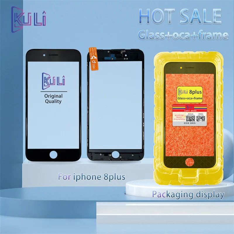 KULI For XR IPhone 11 5 6 S 7 8 Plus Outer Glass OCA Frame Black Touch Phone Panel Parts Repair Ddirect Replacement Screen Lens
KULI For XR IPhone 11 5 6 S 7 8 Plus Outer Glass OCA Frame Black Touch Phone Panel Parts Repair Ddirect Replacement Screen Lens