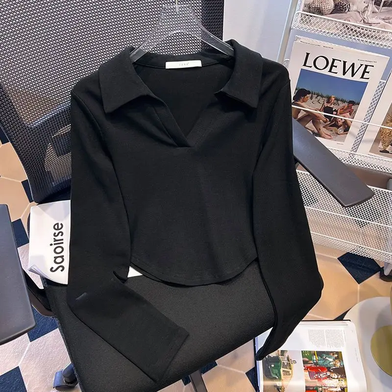 2023 New O Neck Polyester T Shirt Woman Autumn Fashion Long Sleeve Shirt Women's T-shirt Loose Korean Style Women Shirts #1593
2023 New O Neck Polyester T Shirt Woman Autumn Fashion Long Sleeve Shirt Women's T-shirt Loose Korean Style Women Shirts #1593