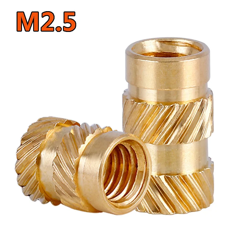 Hot Melt Inset Nuts M2.5 Insert Knurled Nuts Brass Hot Melt Inset Nuts Heating Molding Copper Thread Inserts Nut Free Shipping
Hot Melt Inset Nuts M2.5 Insert Knurled Nuts Brass Hot Melt Inset Nuts Heating Molding Copper Thread Inserts Nut Free Shipping