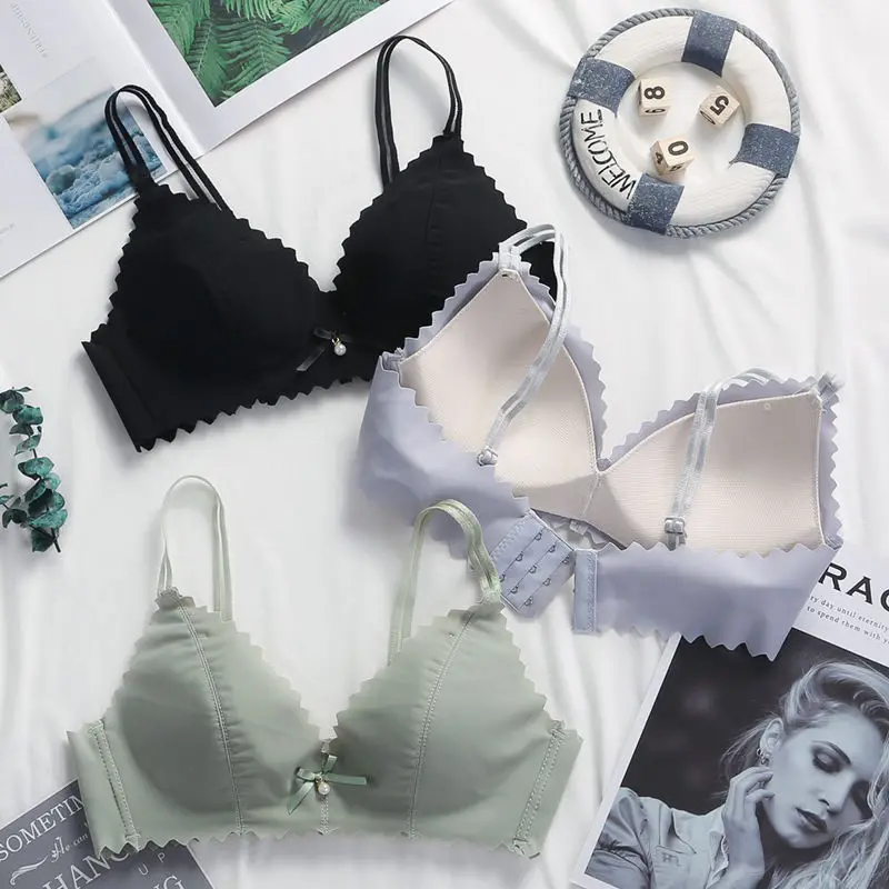 Sexy Lace Decorative Lingerie One-Piece Seamless Push Up Bras Adjusted Wire Free ABC Cup Underwear For Womens Big Size 70-90 Bra
Sexy Lace Decorative Lingerie One-Piece Seamless Push Up Bras Adjusted Wire Free ABC Cup Underwear For Womens Big Size 70-90 Bra