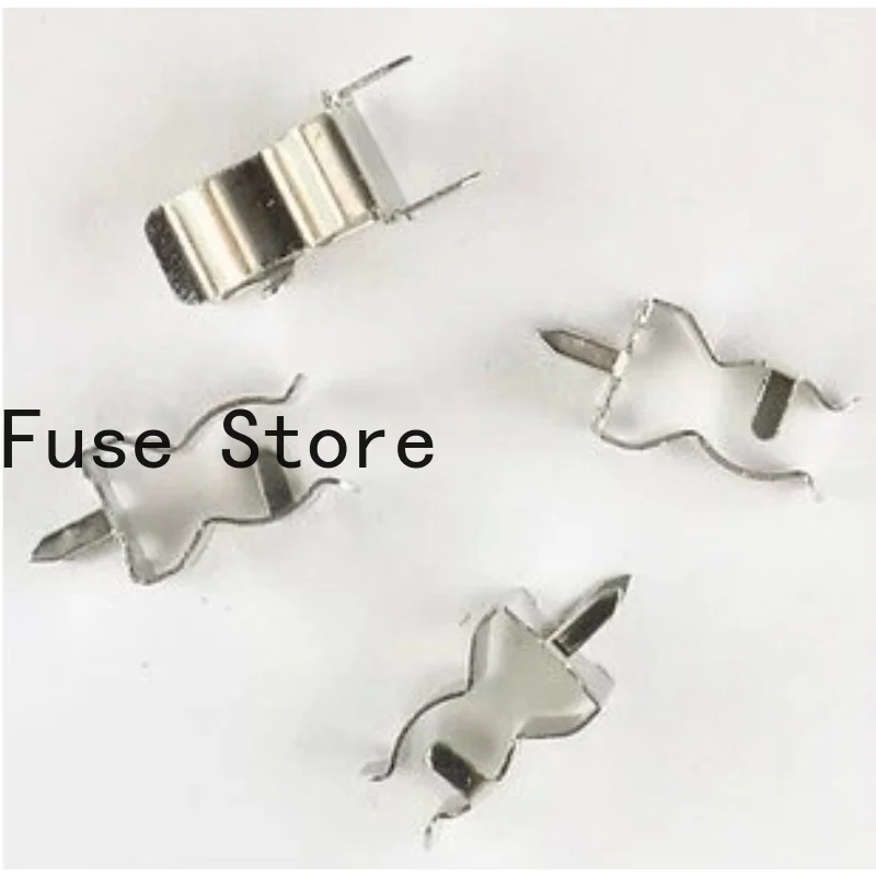 

10PCS Fuse Holder, Tube Clamp, 5*20MM, PCB Soldering Version, 0.5 Thickened