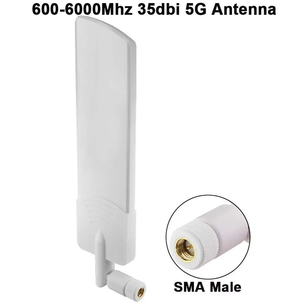 

5G Antenna 600-6000Mhz 35dbi Omni 5G LTE SMA Male 3G 4G GSM Full Frequency Directional Booster Amplifier Modem High Gain Antenne