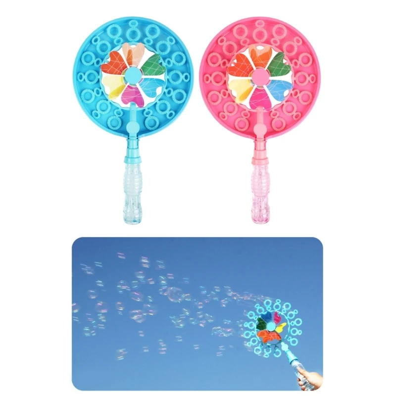 Pinwheel Bubble Toy Big Bubble Wand Windmill Bubble Maker Bubble Blower and Pinwheel Spinner for Kid Backyard Toy
Pinwheel Bubble Toy Big Bubble Wand Windmill Bubble Maker Bubble Blower and Pinwheel Spinner for Kid Backyard Toy