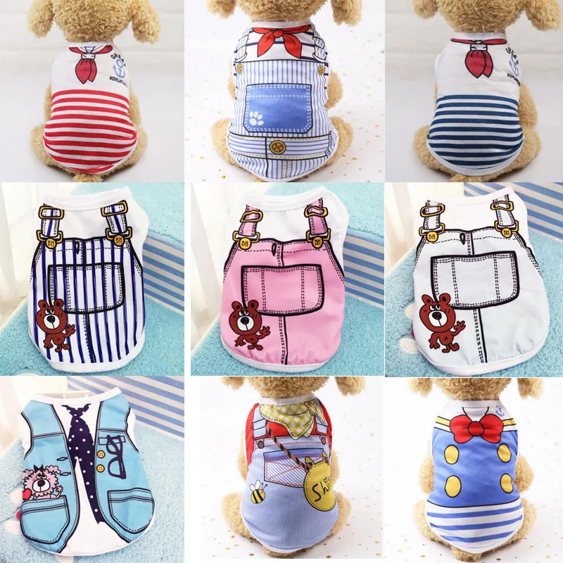 Dog shirt summer cartoon dog vest small big dog clothes 25 kinds of dog cat Hoodie clothing pet clothes summer pet clothes
Dog shirt summer cartoon dog vest small big dog clothes 25 kinds of dog cat Hoodie clothing pet clothes summer pet clothes