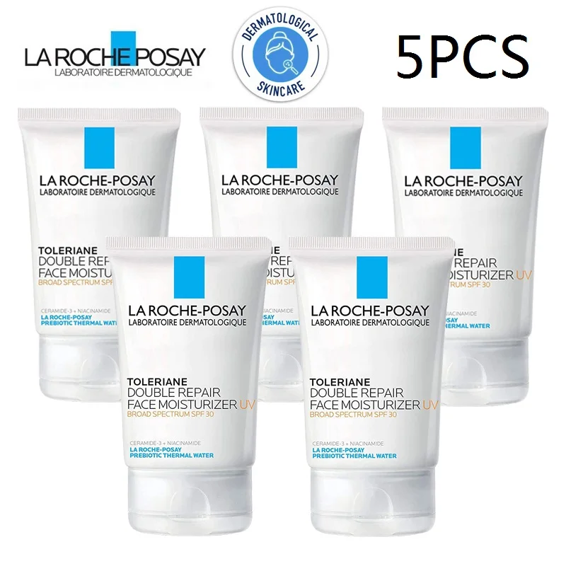 

5Pcs/set La Roche Posay Toleriane Double Repair Face Moisturizer UV Broad Spectrum SPF 30 Sunscreen Ceramide-3+Niacinamide