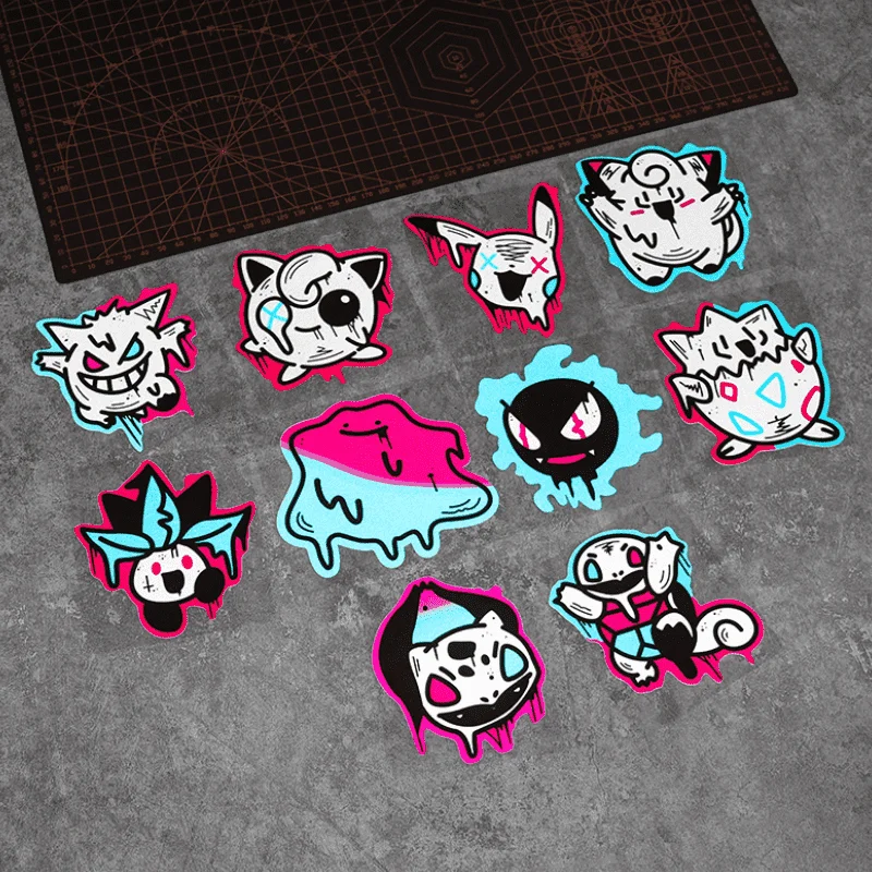 10Style Ghost Pokemon Sticker Anime Creative Pikachu Charizard Gengar Sticker Automobile Refective sheeting Scratch Sticker
10Style Ghost Pokemon Sticker Anime Creative Pikachu Charizard Gengar Sticker Automobile Refective sheeting Scratch Sticker