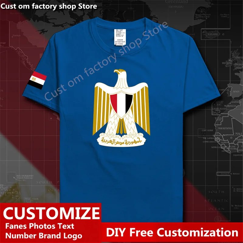 Egypt Country Flag T shirt DIY Custom Jersey Fans Name Number Brand LOGO Cotton T-shirts Men Women Loose Casual Sports T-shirt
Egypt Country Flag T shirt DIY Custom Jersey Fans Name Number Brand LOGO Cotton T-shirts Men Women Loose Casual Sports T-shirt
