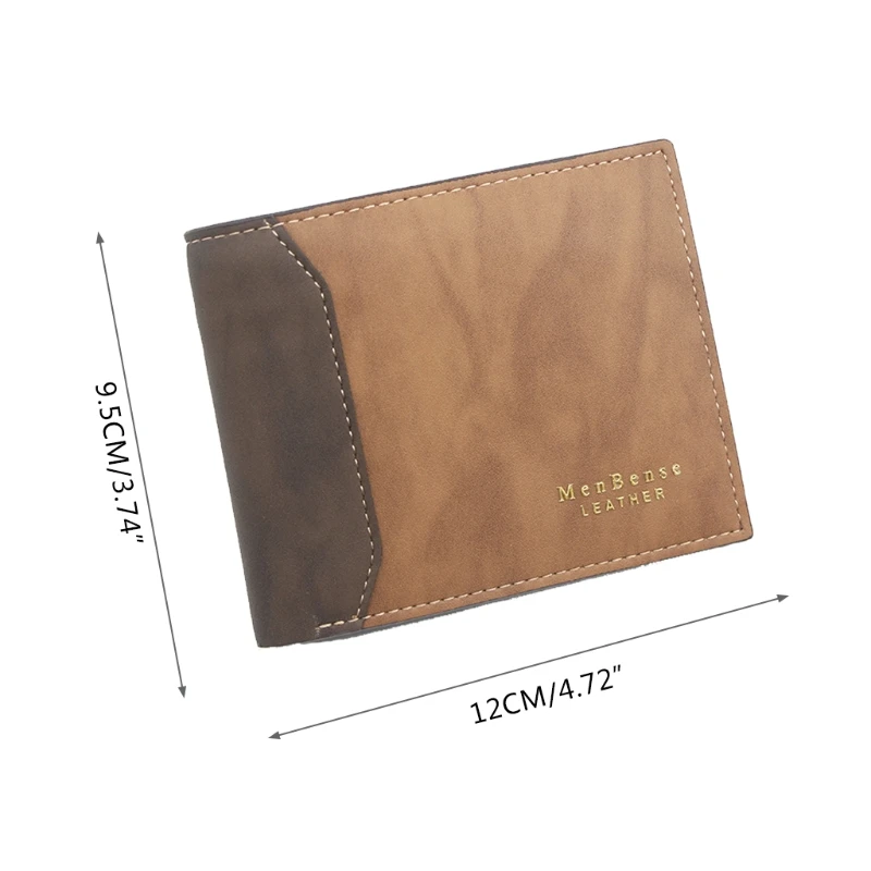 CPDD Mens Faux Leather Slim Small Bifold Wallet Contrast Color Credit Card ID Holders Zippered Double Coin Purse Luxury Business
CPDD Mens Faux Leather Slim Small Bifold Wallet Contrast Color Credit Card ID Holders Zippered Double Coin Purse Luxury Business