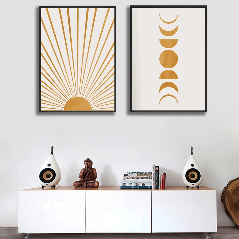Sun and Moon Print Yellow Beige Boho Abstract Art Canvas Painting Home Wall Art Decoration Picture Mid Century Poster Minimalist
Sun and Moon Print Yellow Beige Boho Abstract Art Canvas Painting Home Wall Art Decoration Picture Mid Century Poster Minimalist