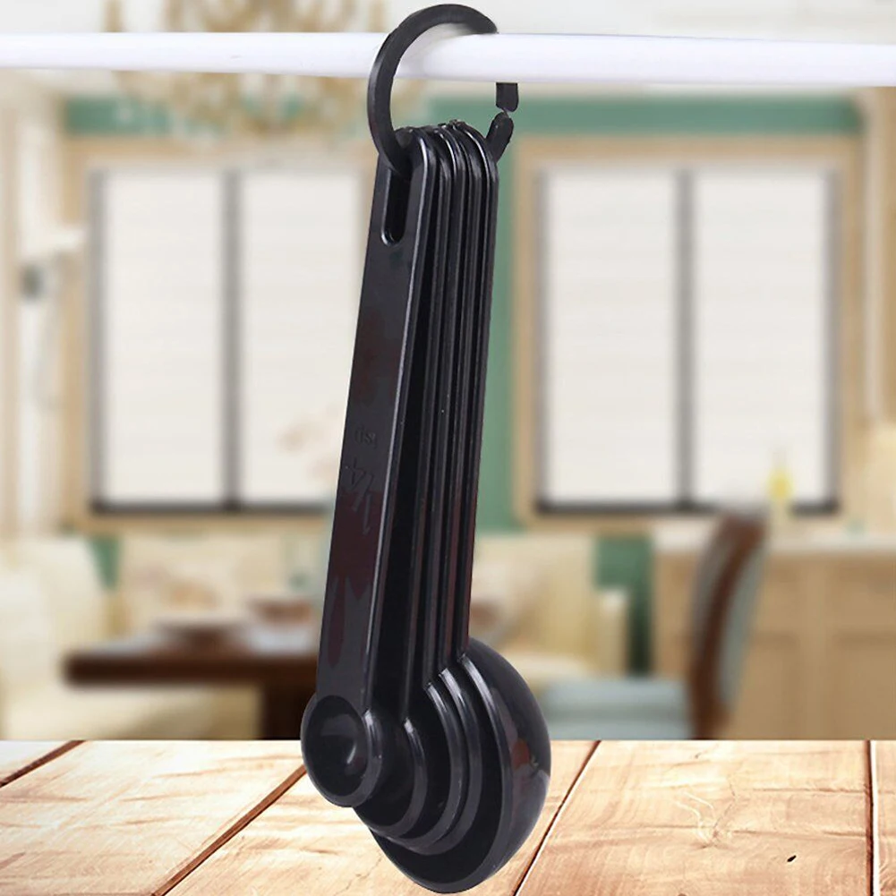 Kitchen Tool Measuring Cup Spoon 10pcs Baking Black Cooking Meansuring Spoon Sets Simple Durable And Practical To Use
Kitchen Tool Measuring Cup Spoon 10pcs Baking Black Cooking Meansuring Spoon Sets Simple Durable And Practical To Use