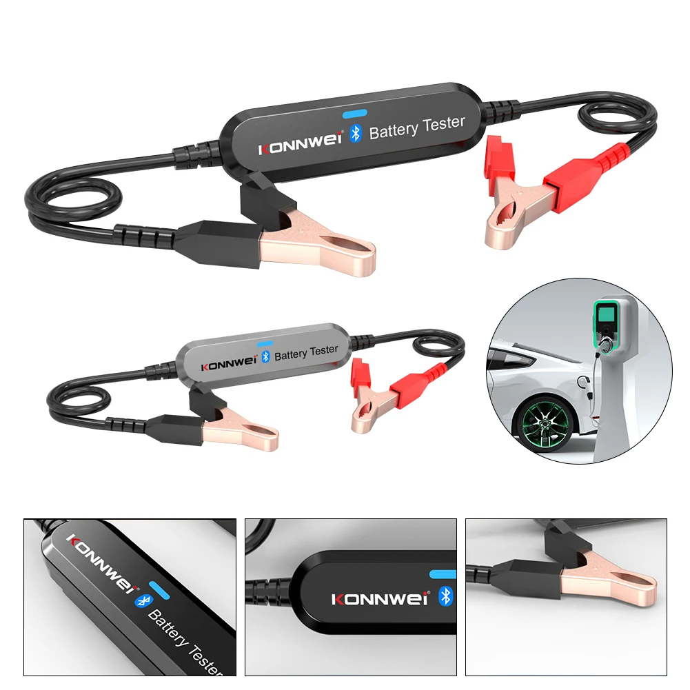 BK100 6V-12V Car Battery Tester Bluetooth-compatible 100-2000CCA Battery Analyzer for Lead-aicd Battery Load Tester Motorcycle
BK100 6V-12V Car Battery Tester Bluetooth-compatible 100-2000CCA Battery Analyzer for Lead-aicd Battery Load Tester Motorcycle