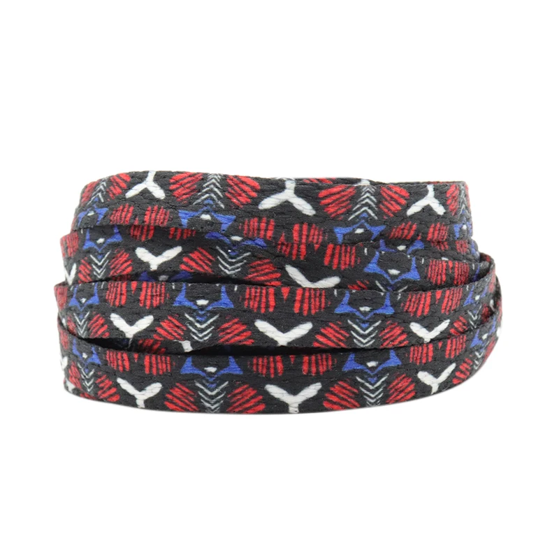 Weiou 7mm Flat Single Layer Network Laces Sublimation Heat Transfer Digital Print White Red Printed Shoelaces With Plastic Tips
Weiou 7mm Flat Single Layer Network Laces Sublimation Heat Transfer Digital Print White Red Printed Shoelaces With Plastic Tips