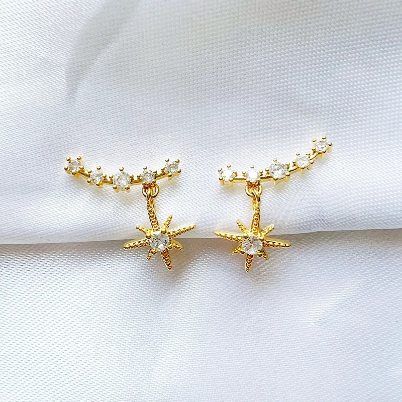 Classic Star Ear Row Stud Earrings Without Pierced Ear Clips Metal Simple Earrings Ladies Party Simple Fashion Jewelry
Classic Star Ear Row Stud Earrings Without Pierced Ear Clips Metal Simple Earrings Ladies Party Simple Fashion Jewelry