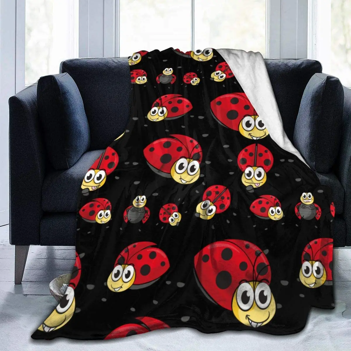 3D Funny Red Ladybug Throw Blanket for Kids Baby Soft Fleece Blanket for Adults Lightweight Warm Comfortable Blanket 80x60 Inch
3D Funny Red Ladybug Throw Blanket for Kids Baby Soft Fleece Blanket for Adults Lightweight Warm Comfortable Blanket 80x60 Inch