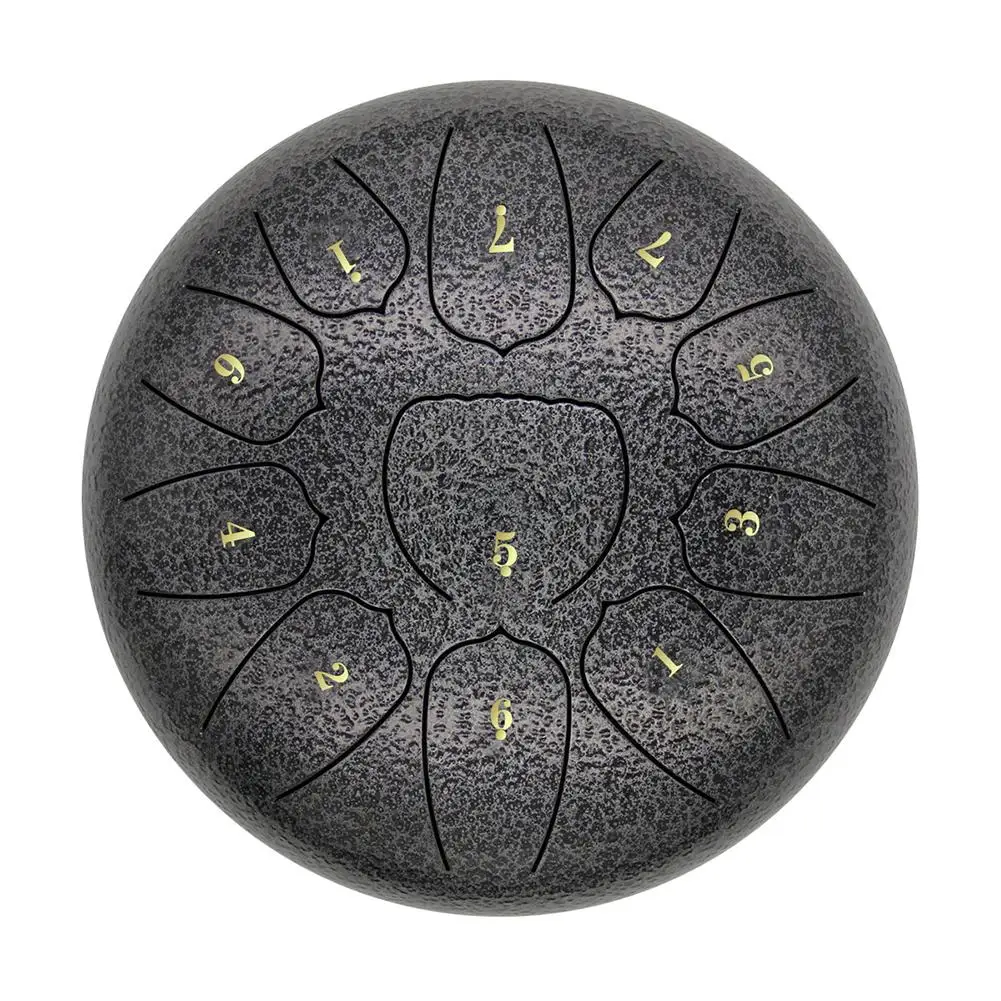 Steel Tongue Drum 10-inch 11 Notes Handpan Drum With Drum Mallet Musical Instrument For Meditation Yoga
Steel Tongue Drum 10-inch 11 Notes Handpan Drum With Drum Mallet Musical Instrument For Meditation Yoga