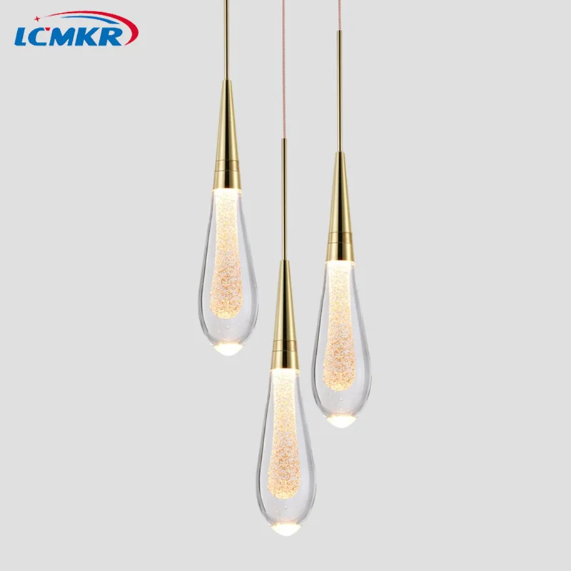 Crystal water drop Pendant Lights led Modern bar Pendant Lamp Bedroom Bedside Lamp dining room lamp interior decoration Hanging
Crystal water drop Pendant Lights led Modern bar Pendant Lamp Bedroom Bedside Lamp dining room lamp interior decoration Hanging