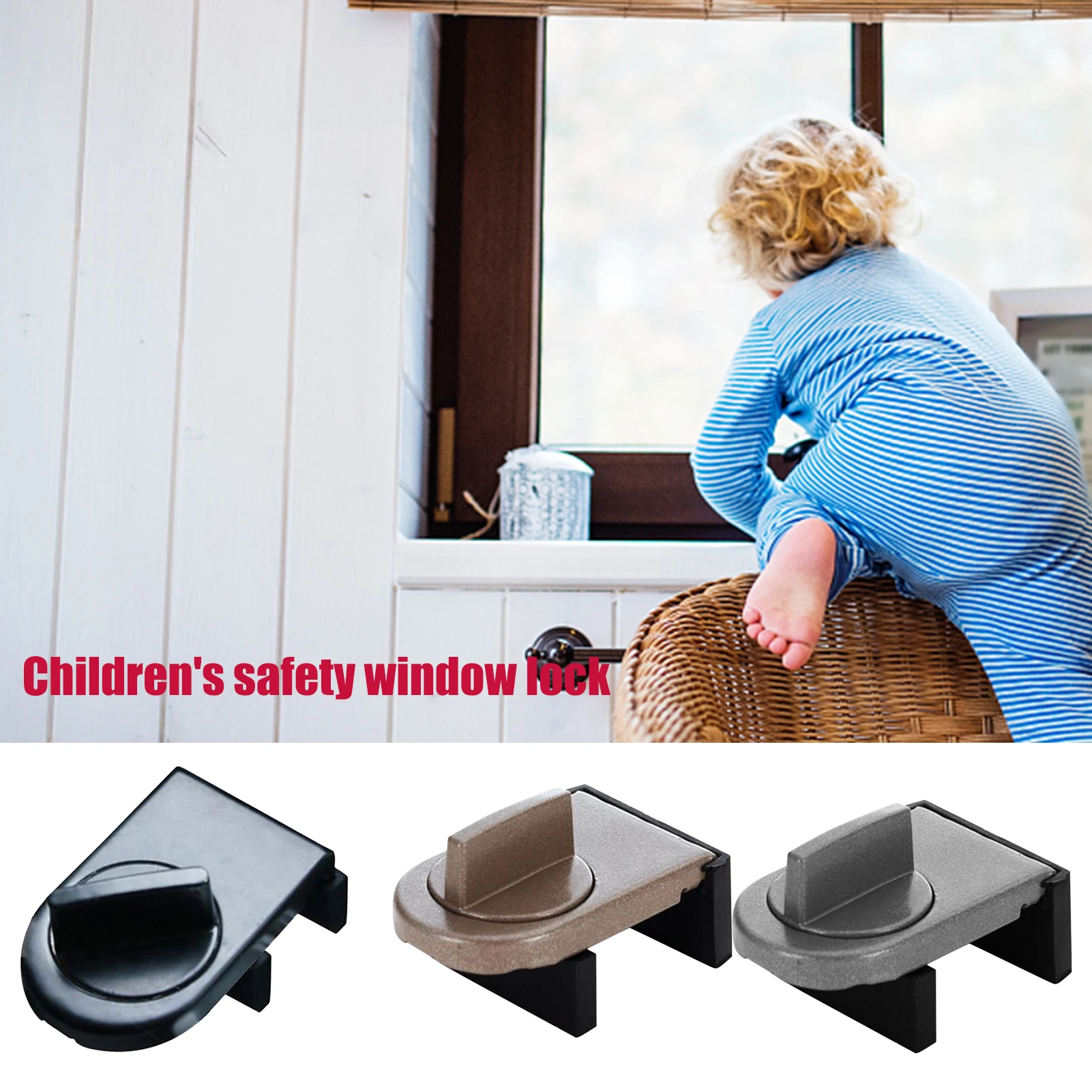 Aluminum Alloy Window Safety Lock Durable Aluminum Alloy Sliding Door And Window Safety Lock For Home & Office Durable & Sturdy 
Aluminum Alloy Window Safety Lock Durable Aluminum Alloy Sliding Door And Window Safety Lock For Home & Office Durable & Sturdy