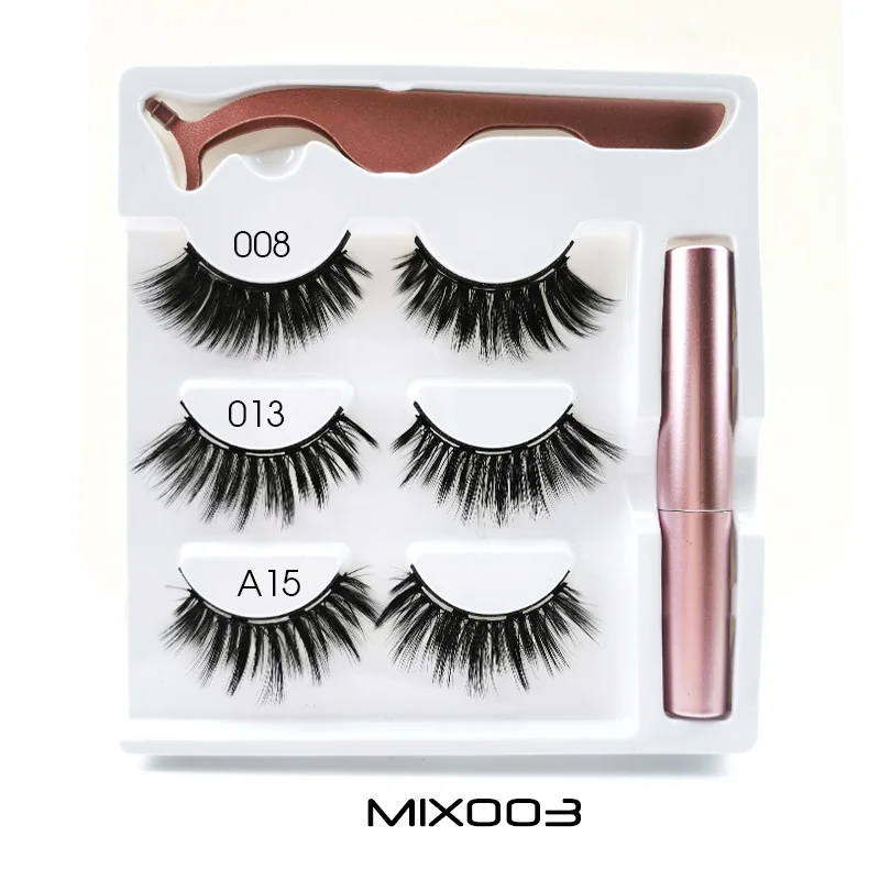 3 Pairs Magnetic Eyelashes Natural long Magnetic Eyeliner Magnetic False Eyelashes Tweezer Set Makeup custom your logo
3 Pairs Magnetic Eyelashes Natural long Magnetic Eyeliner Magnetic False Eyelashes Tweezer Set Makeup custom your logo