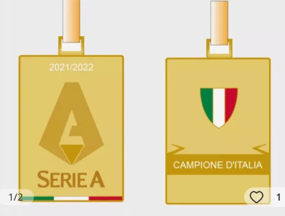 new style 2021-22 Season The Serie A Champion Medals The AC Milan Serie A Champions Medals CAMPIONE D'ITALIA Fan Souvenirs
new style 2021-22 Season The Serie A Champion Medals The AC Milan Serie A Champions Medals CAMPIONE D'ITALIA Fan Souvenirs