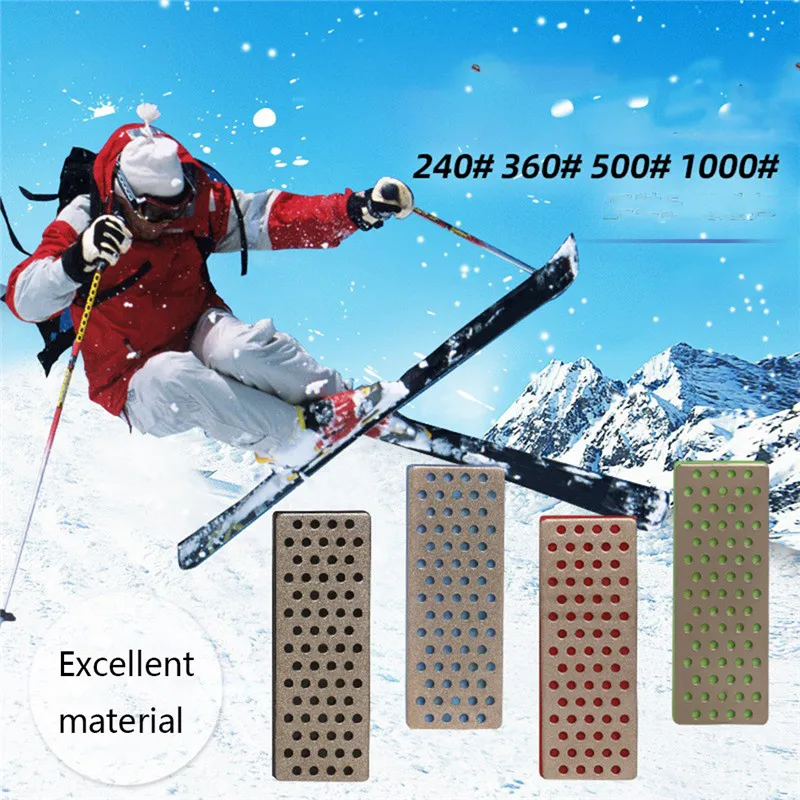 New 4pcs/set 240 360 500 1000 Grit Diamond Sharpening Stone Backed Whetstone Blocks For Ski Edge Sharpener
New 4pcs/set 240 360 500 1000 Grit Diamond Sharpening Stone Backed Whetstone Blocks For Ski Edge Sharpener