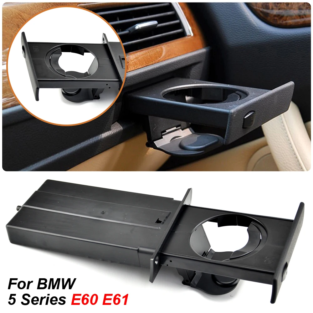 Auto Parts 51459125622 Front Left Right Cup Holder Drink Rack Black Holders For BMW E60 E61 5 Series 520i 525i 528i 2003-2010
Auto Parts 51459125622 Front Left Right Cup Holder Drink Rack Black Holders For BMW E60 E61 5 Series 520i 525i 528i 2003-2010